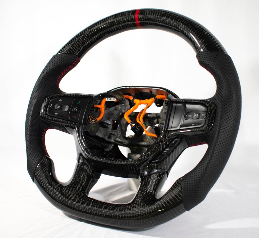 RAM 1500 2019+ CARBON FIBER STEERING WHEEL