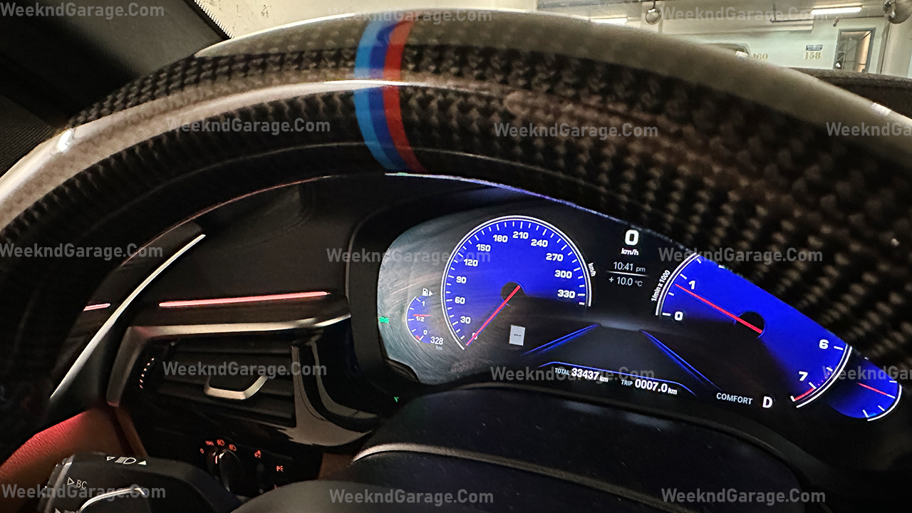 BMW G30 2017+ CARBON FIBER STEERING WHEEL