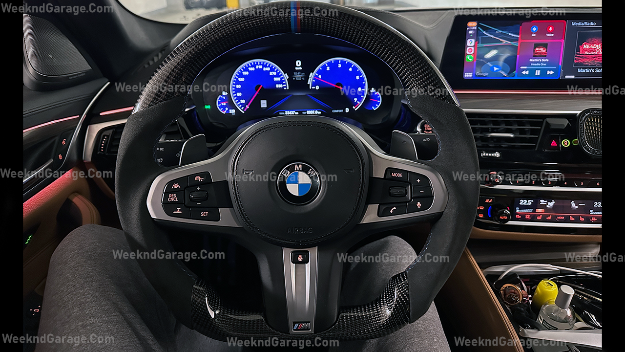 BMW G30 2017+ CARBON FIBER STEERING WHEEL