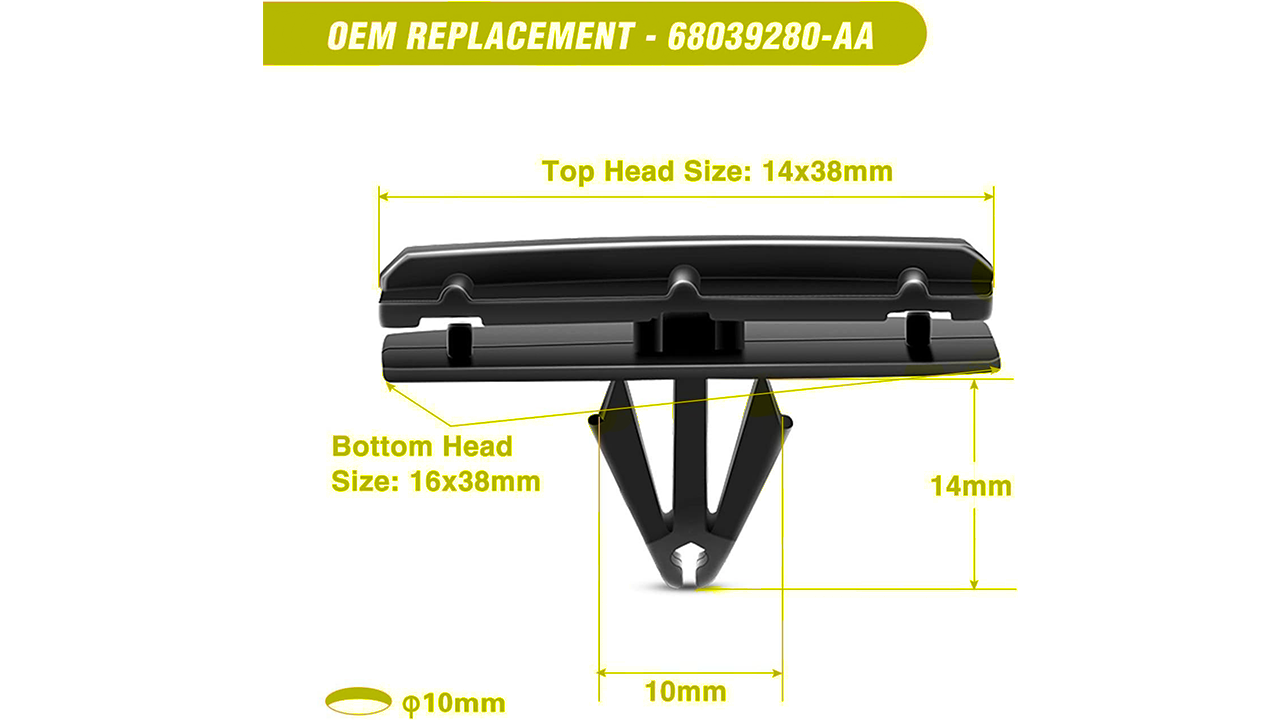 RAM FENDER REPLACEMENT CLIPS